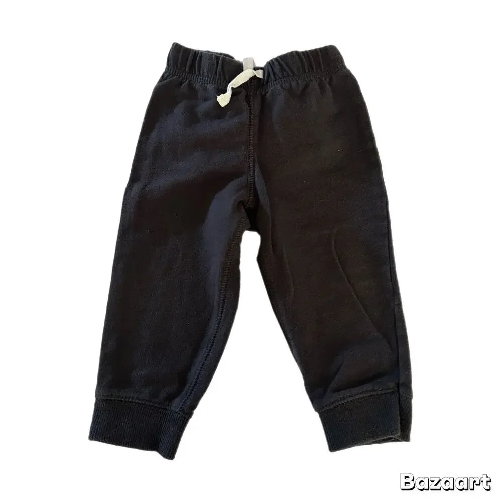 Carter's Faux Drawstring Casual Jogger Pant 12M Gray